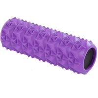 Ролик для йоги полнотелый (фиолетовый) 33х13см., ЭВА/ПВХ/АБС B33099