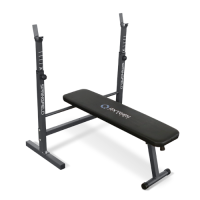 Скамья для жима со стойками OXYGEN FITNESS SPRINGFIELD черная